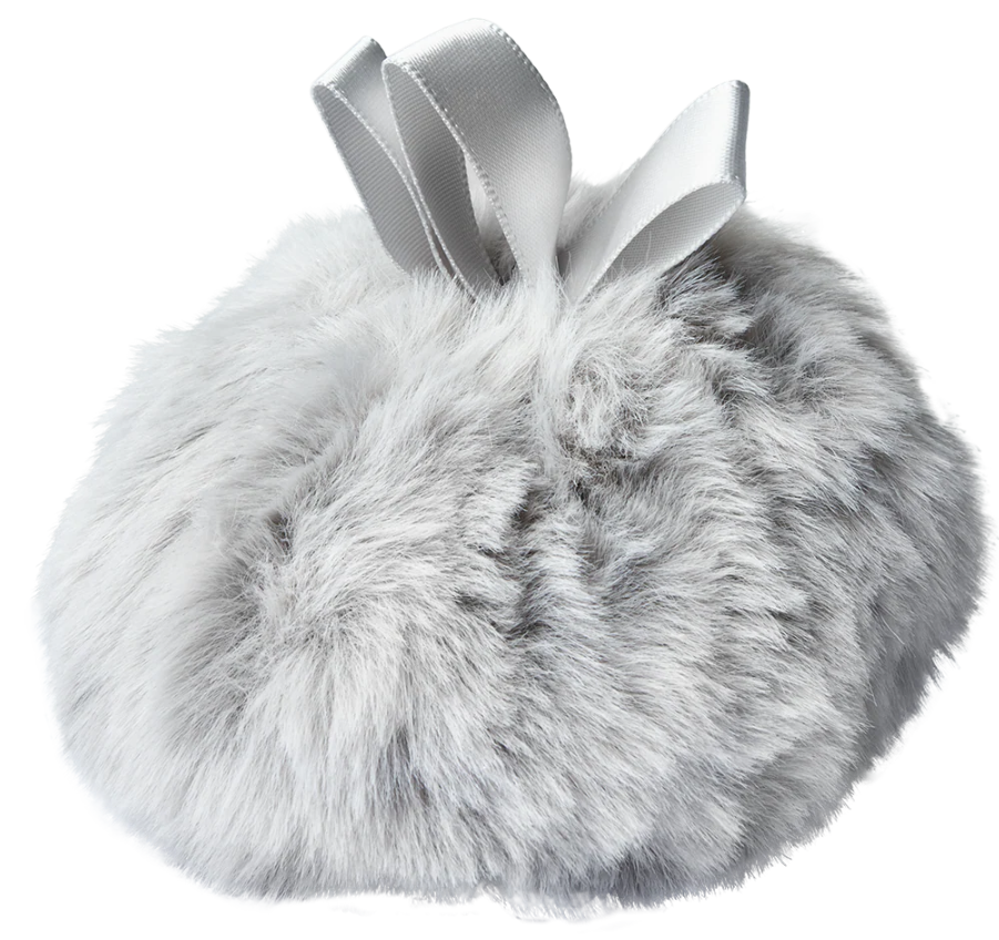 Miqura Sparkling Glitter Puff - Silver Glitter