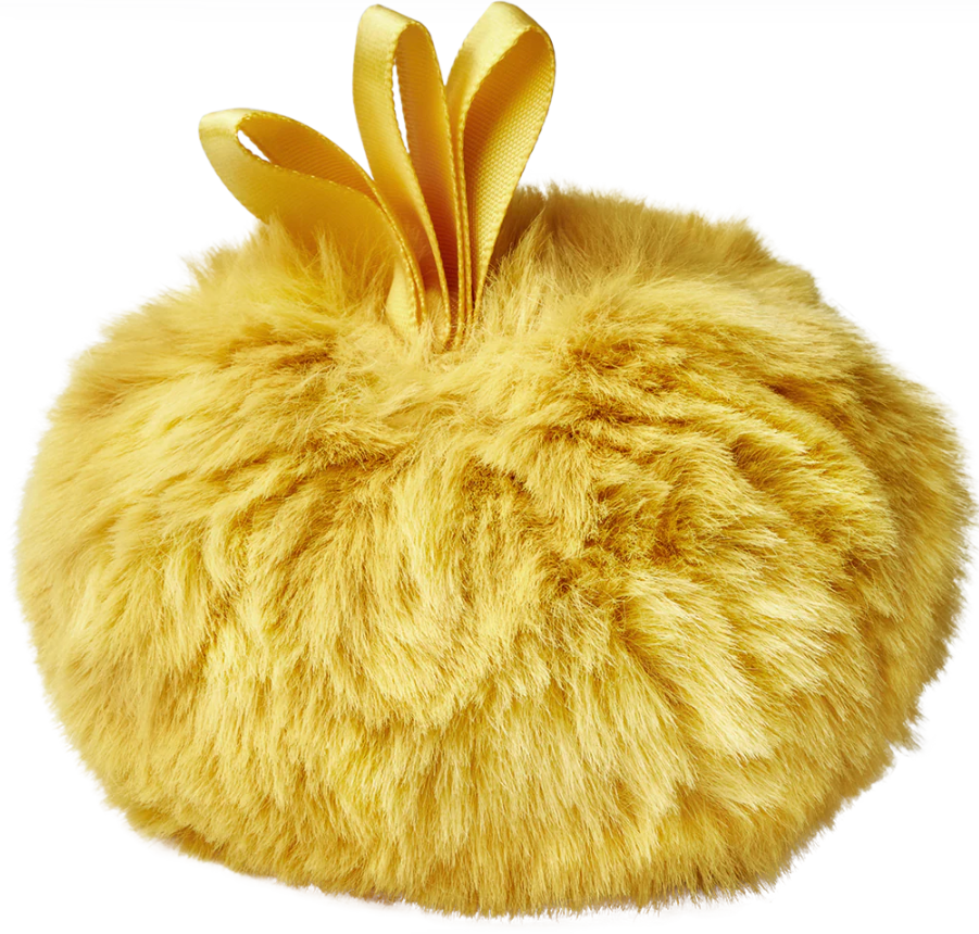 Miqura Sparkling Glitter Puff - Gold Glitter